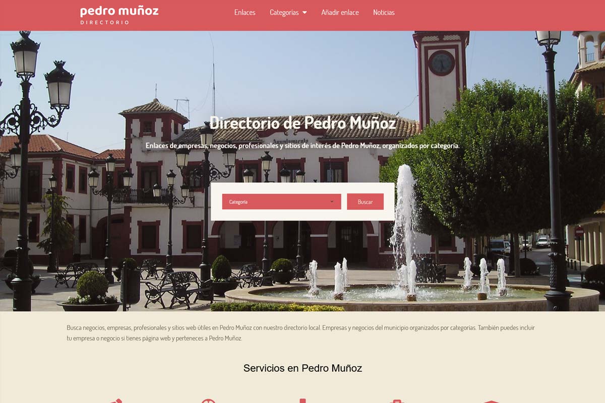 Estrenamos nueva web: el directorio de Pedro Muñoz se renueva
